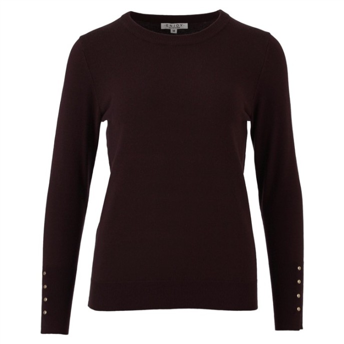Enjoy Pullover knoopjes 890602 Port Enjoy Pullover knoopjes 890602 Port